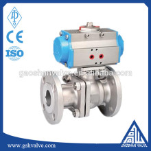 China Supplier DN25 Flange 304 Stainless Steel Ball Valve